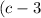 (c - 3)x^{2} + 2cx + 2(c - 4) < 0